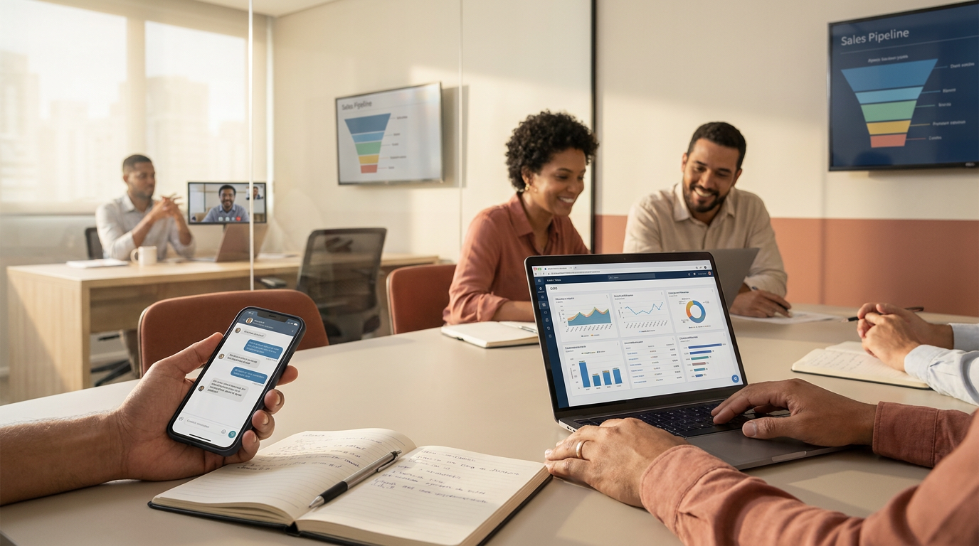 Capa do artigo: Dashboard em Vendas B2B: Além dos Números, a Inteligência por Trás do Crescimento