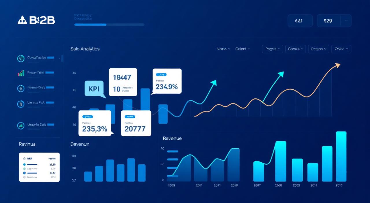 Capa do artigo: 12 KPIs comerciais essenciais para gestores B2B em 2026